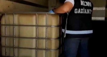 Gaziantep’te 550 litre kaçak akaryakıt ele geçirildi