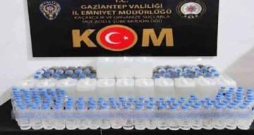 Gaziantep’te 84 litre sahte dökme alkol ele geçirildi