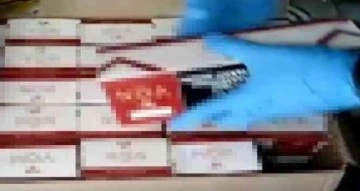 Gaziantep’te 843 paket gümrük kaçağı sigara ele geçirildi