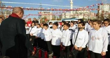 Gaziantep’te Erdoğan’a "Başlasın Türkiye Yüzyılı" sürprizi