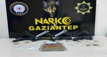 Gaziantep’te uyuşturucu operasyonu: 8 gözaltı