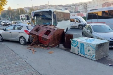 Gaziosmanpaşa’da facianın eşiğinden dönülen kaza: 1 yaralı