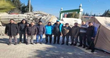 Gazipaşa’dan deprem bölgesine giden din görevlileri çalışmalarına devam ediyor