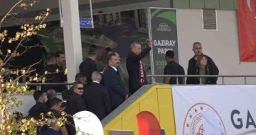 Gaziray’ın ilk sürüşünü Cumhurbaşkanı Erdoğan yaptı