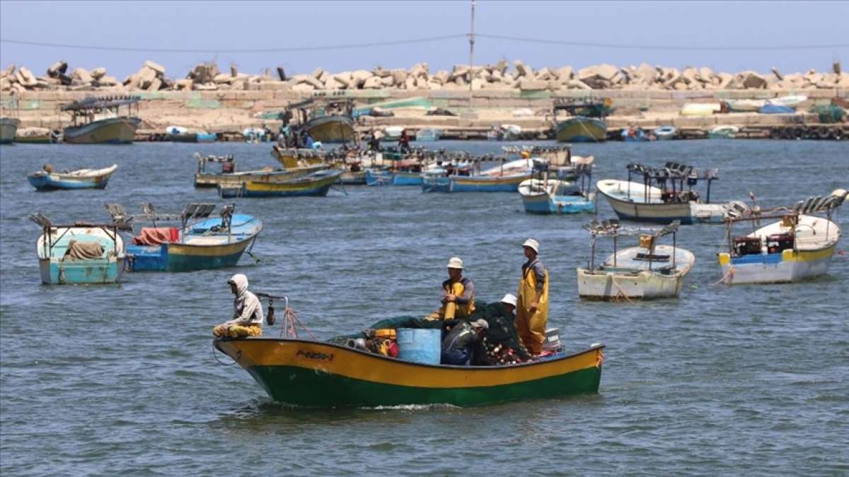 Gazze Şeridi'nde İsrail ablukası ve balıkçılara yönelik ihlaller protesto edildi