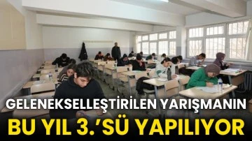 Gelenekselleştirilen yarışmanın bu yıl 3.’sü yapılıyor