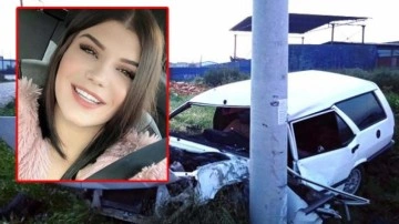 Genç kadın sürücü, feci kazada hayatını kaybetti!