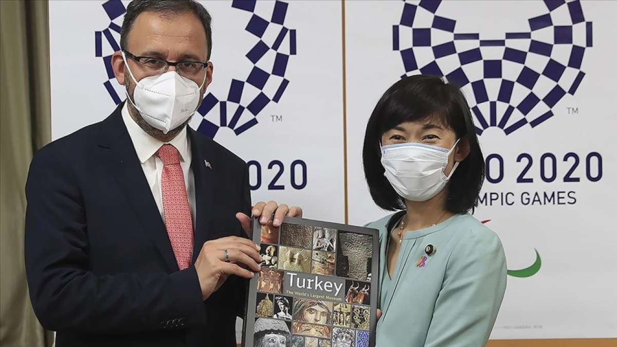 Gençlik ve Spor Bakanı Kasapoğlu, Japonya Olimpiyatlar Bakanı Marukawa Tamayo ile görüştü