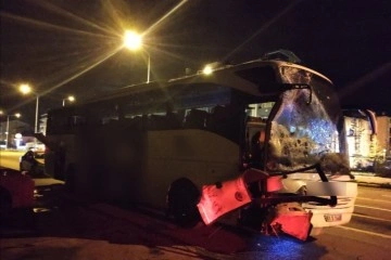 Giresun'da otobüs kazası: 4 yaralı