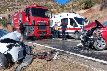 Giresun’da trafik kazası: 5 kişi yaralı