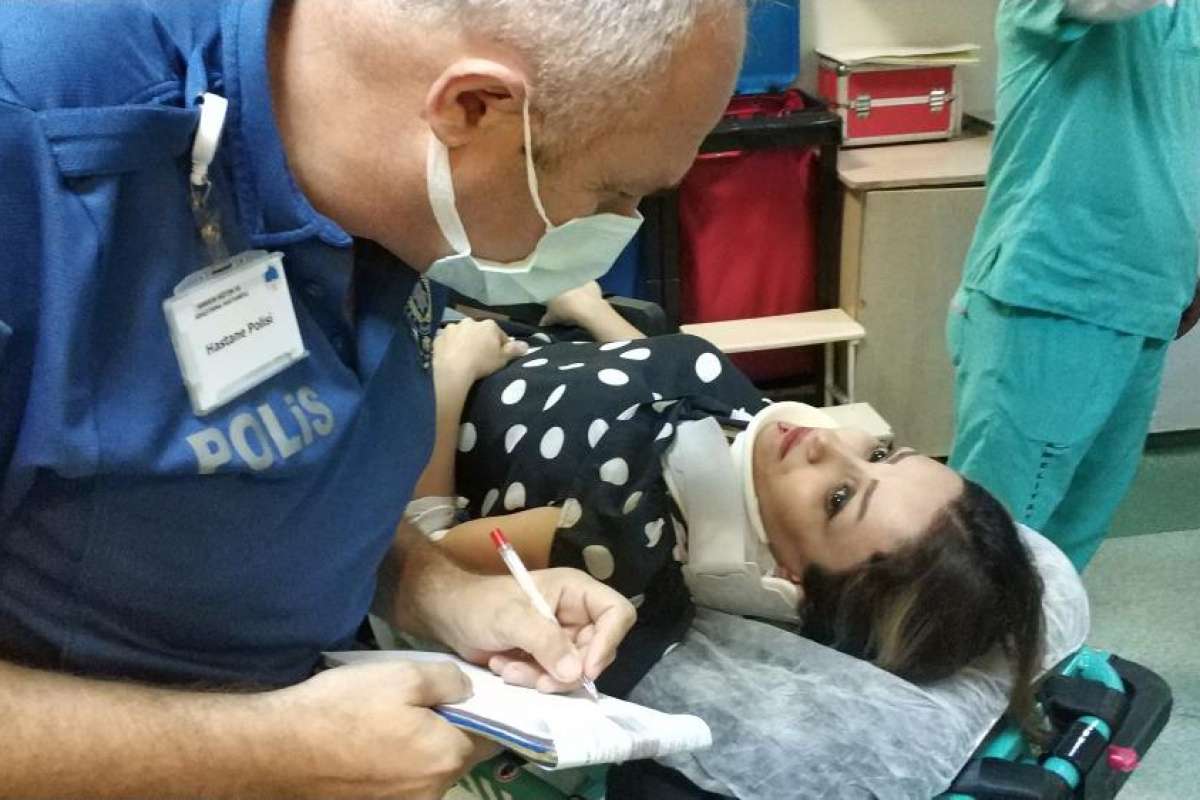 Gokart kazasında İranlı kadın hastanelik oldu