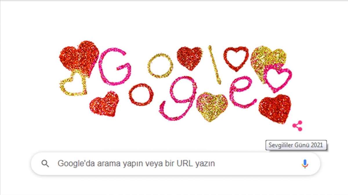 Google'dan Sevgililer Günü'ne özel doodle