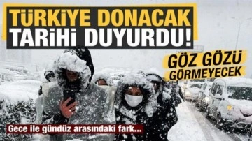 Göz gözü görmeyecek: Türkiye donacak, kar için tarihi verdi!