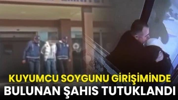 G&uuml;peg&uuml;nd&uuml;z silahlı kuyumcu soygunu girişiminde bulunan şahıs tutuklandı