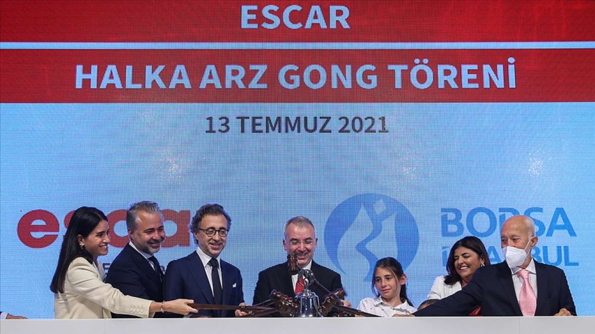 Halka arzını tamamlayan Escar, Borsa İstanbul'da 'ESCAR' koduyla işlem görmeye başlad