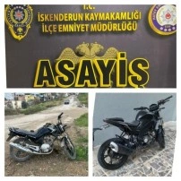 Hatay’da iki motosiklet hırsızı tutuklandı