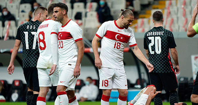 Hazırlık maçı: Türkiye: 3 - Hırvatistan: 3 (Maç sonucu)