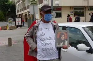 HDP Genel Merkezine yürüyen baba, kızına çağrıda bulundu