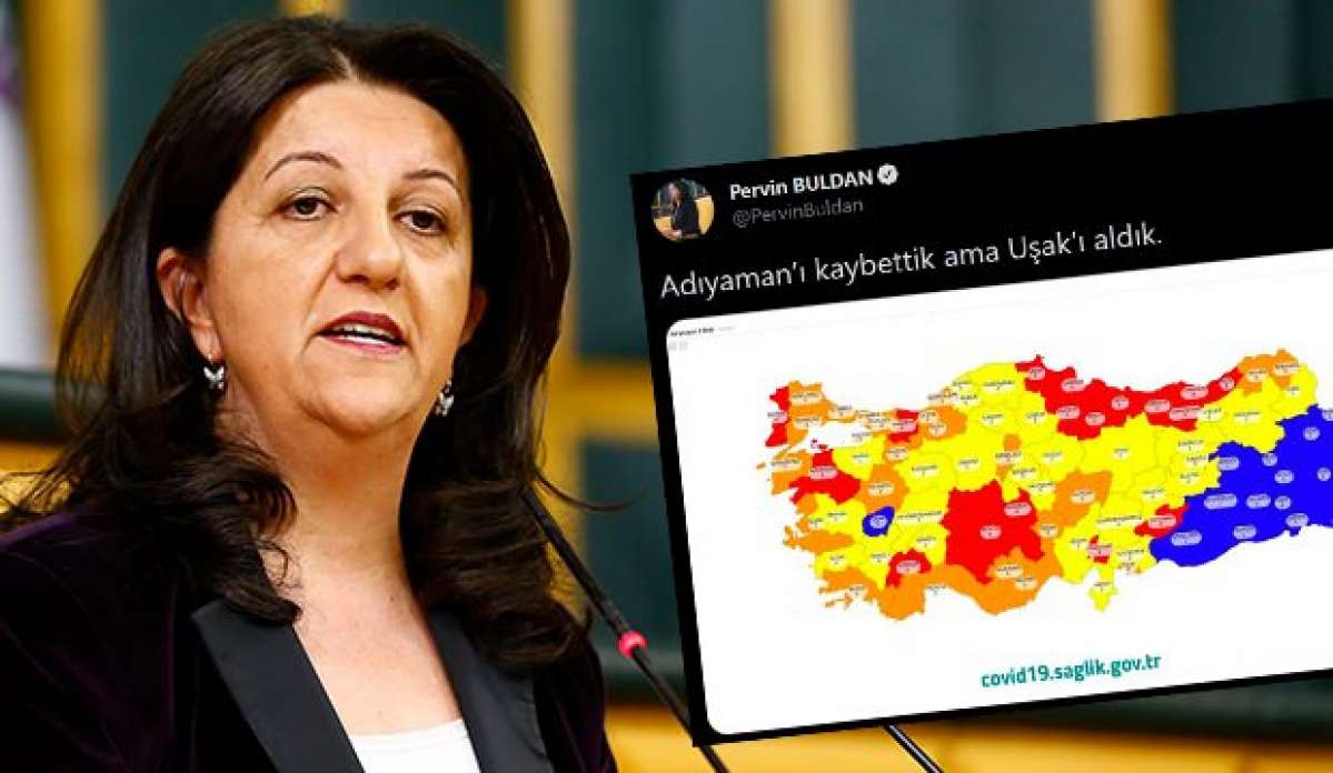 HDP'li Pervin Buldan Kovid-19 risk haritasında algı yapmaya kalkıştı, cevabını aldı