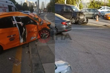 HDP’li vekilleri taşıyan araç taksiyle çarpıştı: 1 ölü