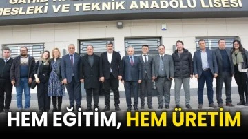 Hem eğitim, hem üretim