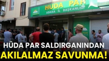 HÜDA PAR saldırganından akılalmaz savunma!