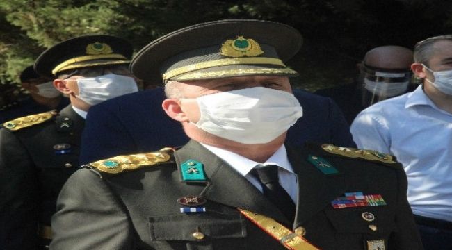 Hudut Alay Komutanı Oruçoğlu, tuğgeneralliğe terfi etti