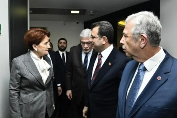 İBB Başkanı İmamoğlu ve ABB Başkanı Yavaş, İYİ Parti Genel Başkanı Akşener’i ziyaret etti