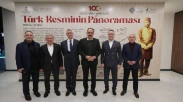 İbrahim Kalın 'Türk Resminin Panoraması Sergisi"nin açılışına katıldı