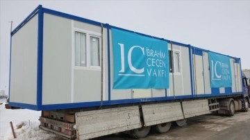 IC Holding ve IC İbrahim Çeçen Vakfı, depremzede vatandaşlar için 1.500 kişilik yaşam alanı açtı