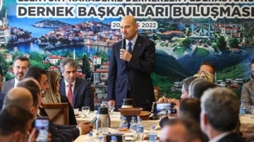 İçişleri Bakanı Soylu, Esenyurt Karadeniz Dernekler Federasyonu'nun programında konuştu