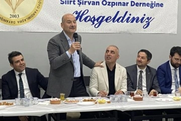 İçişleri Bakanı Soylu: 'Tayyip Erdoğan doğu ile batıyı barıştırdı'