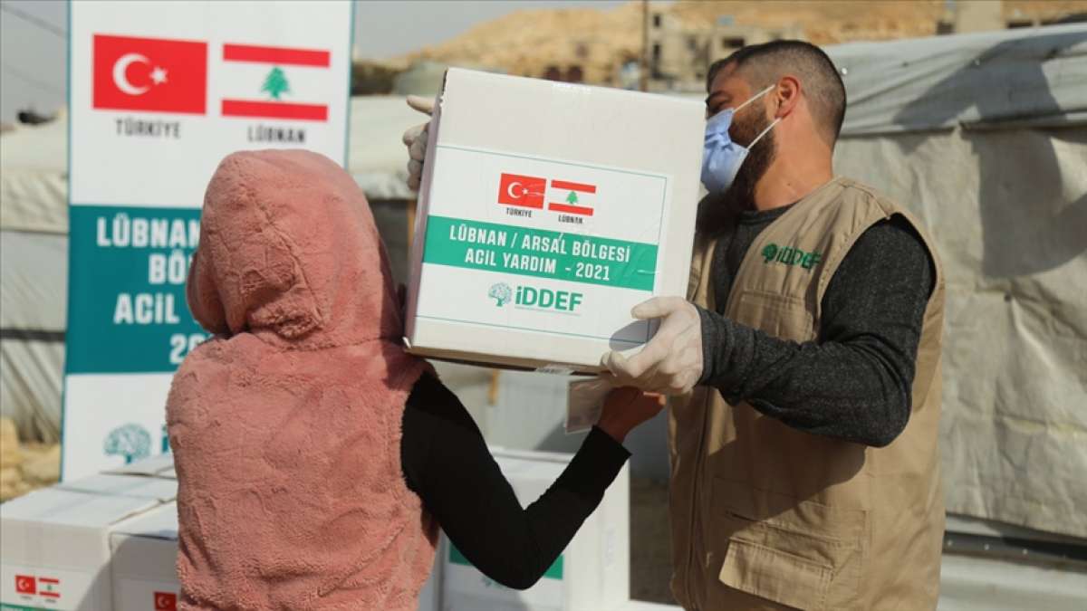 İDDEF'ten Lübnan'daki Suriyelilere gıda yardımı