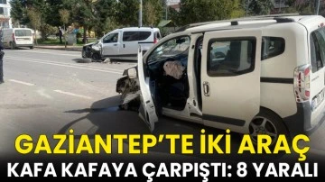 İki ara&ccedil; kafa kafaya &ccedil;arpıştı: 8 yaralı