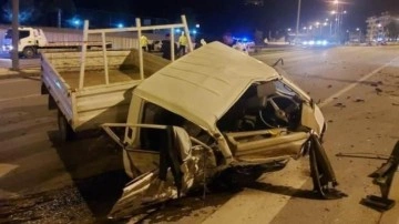 İki aracın çarpıştığı kazada 1 ölü, 1 yaralı
