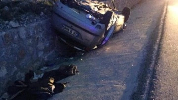 İki otomobilin çarpıştığı kazada 3’ü ağır, 5 kişi yaralandı