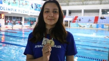 İki Türkiye rekoru bulunan Fidan, Dünya Şampiyonası'nda su altından rekorla çıkmak istiyor