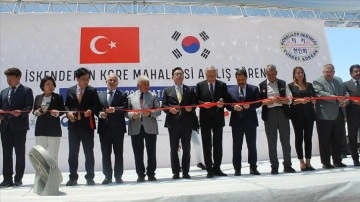 İskenderun Kore Mahallesi Konteyner Kenti'nin açılışı gerçekleştirildi