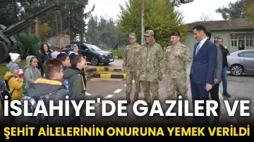 İslahiye'de gaziler ve şehit ailelerinin onuruna yemek verildi