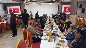 İslahiye'de şehit aileleri ve gaziler için iftar düzenlendi