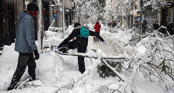 İspanya'da Filomena kar fırtınasında ölü sayısı 4'e yükseldi
