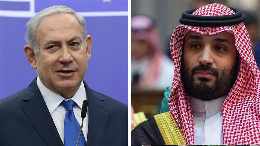 İsrail gazetesi: Netanyahu, dün Suudi Arabistan’a giderek Veliaht Prens Bin Selman’la görü