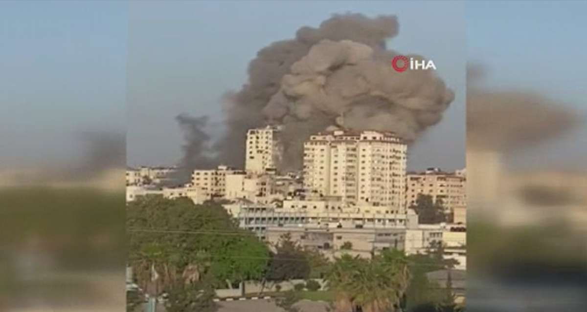 İsrail, Gazze'de çok katlı bir binayı daha vurdu