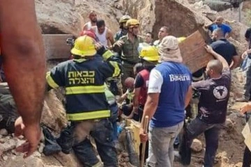 İsrail'de şantiyede toprak kayması: 10 işçi yaralandı