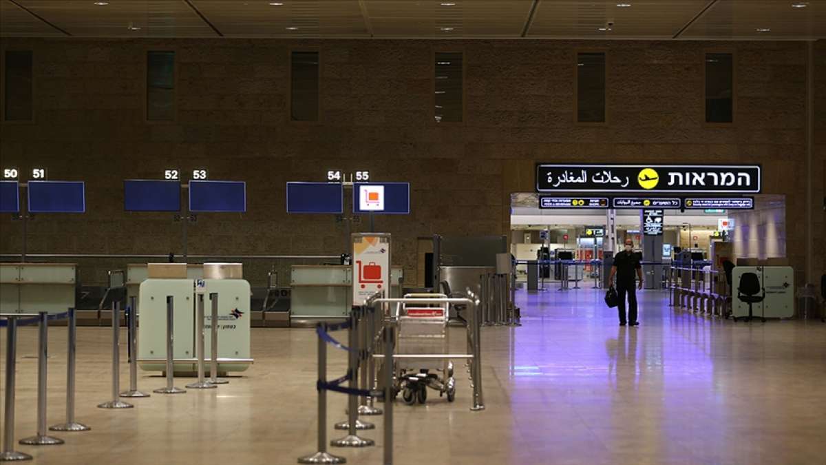 İsrail'in Ben Gurion Uluslararası Havalimanı'ndan yapılması planlanan 40 sefer iptal edild