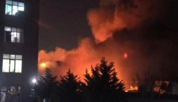 İstanbul Avcılar'da kumaş baskı fabrikasında yangın
