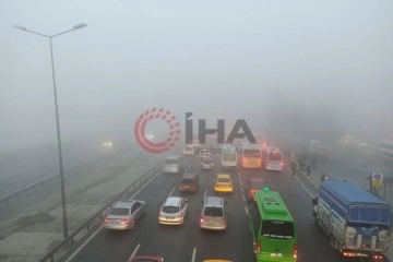 İstanbul'da etkili olan sis görüş mesafesini düşürdü