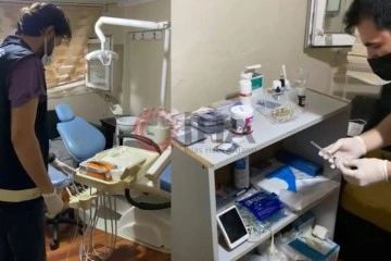 İstanbul’da kaçak diş muayenehanesine baskında sahte doktor gözaltına alındı