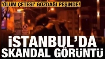 İstanbul'da skandal görüntüler: Uzun namlulu silahlarla gözdağı!
