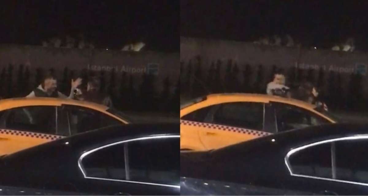 İstanbul'da taksiciye “yolu uzattın” tokadı kamerada